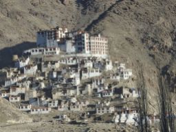 Chamdey Monastery atop a hillock