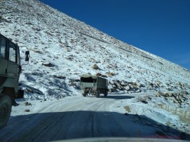 Majestic Army vehicle are a common site in Ladakh