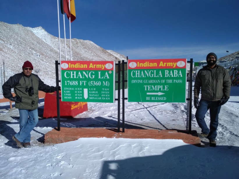 Indian Army's signage at Changla Pass